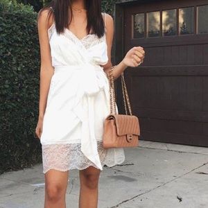 Mango white dress.